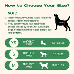 DOGGO DOUG diapers with absorbent core reduce odors and leaks