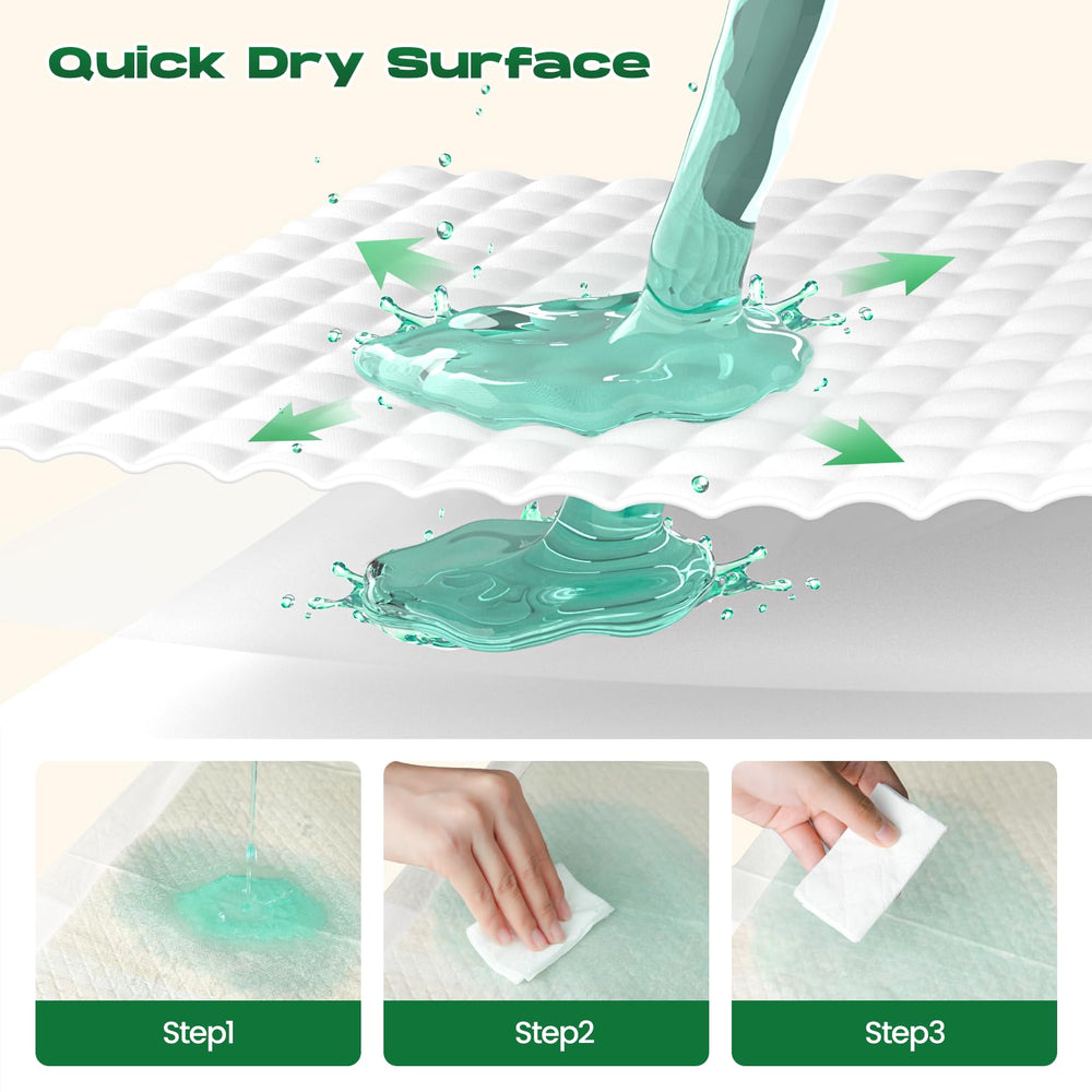 DOGGO DOUG 22x22 inch pad laid flat for quick training setup and mess pickup.