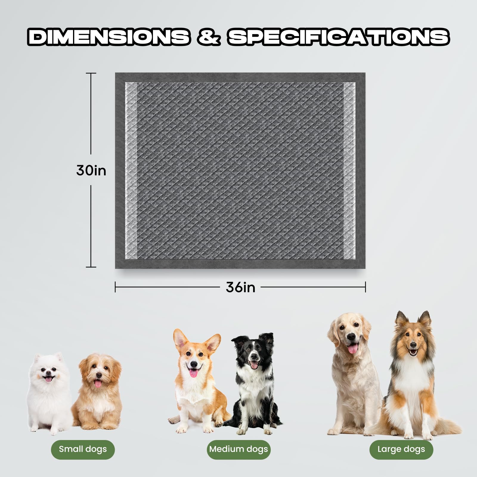 DOGGO DOUG XXL 30x36 size suitable for house training and large spaces