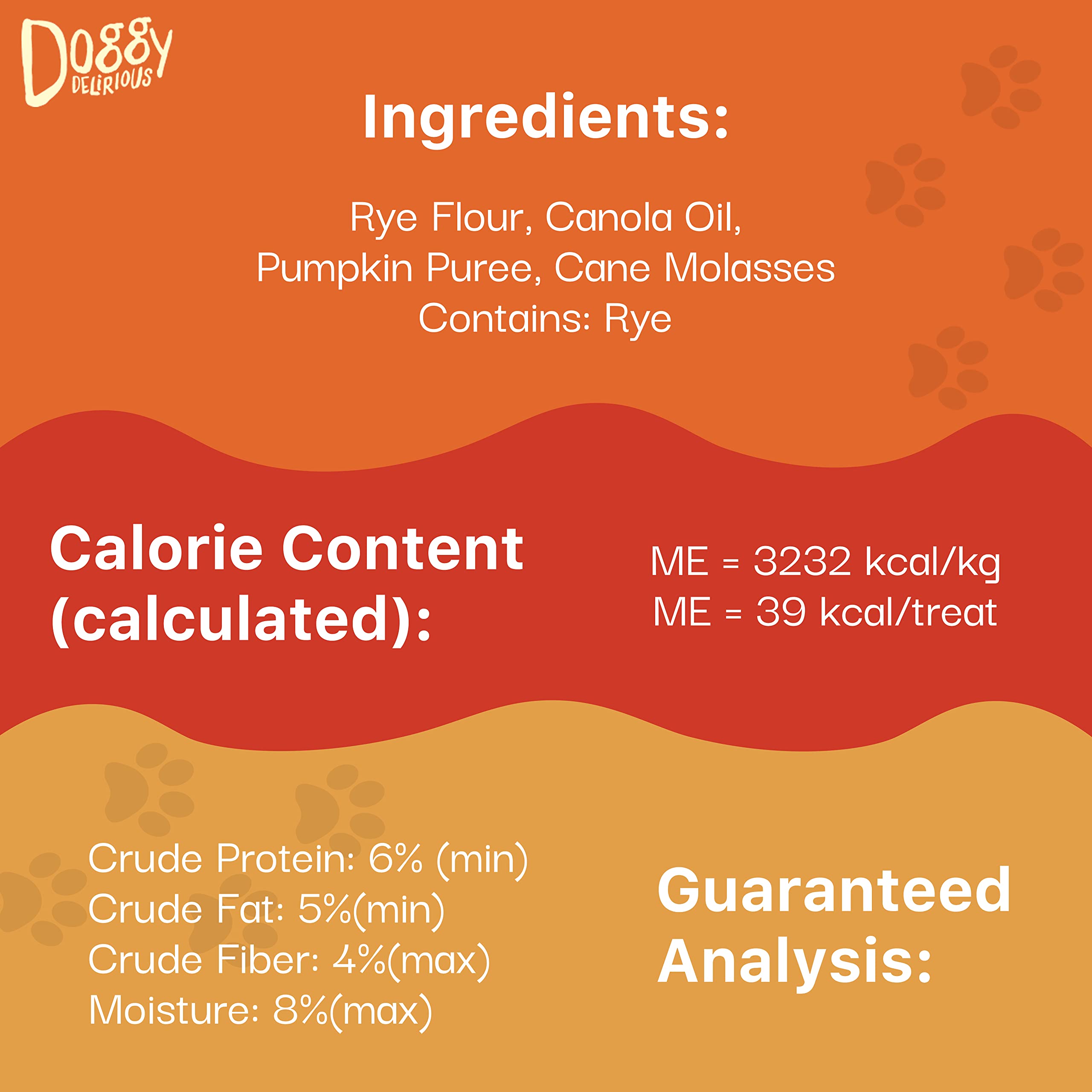 Doggy Delirious puppy and senior-friendly snacks image suit all life stages.