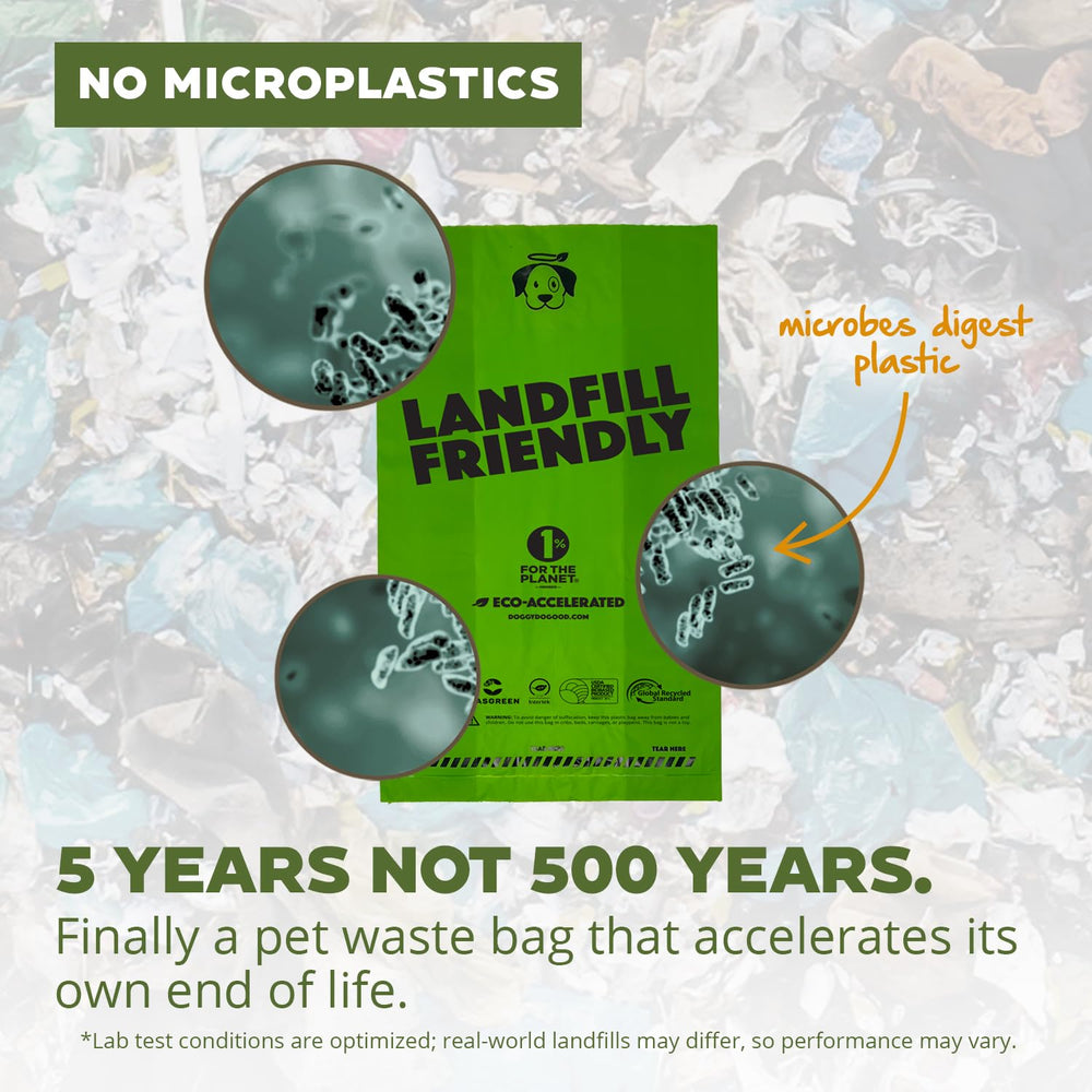 Doggy Do Good 200-count box ideal for daily walks and cleanup.