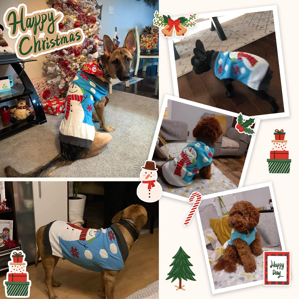 DOGGYZSTYLE high-neck warm dog sweater for cold days and easy layering.