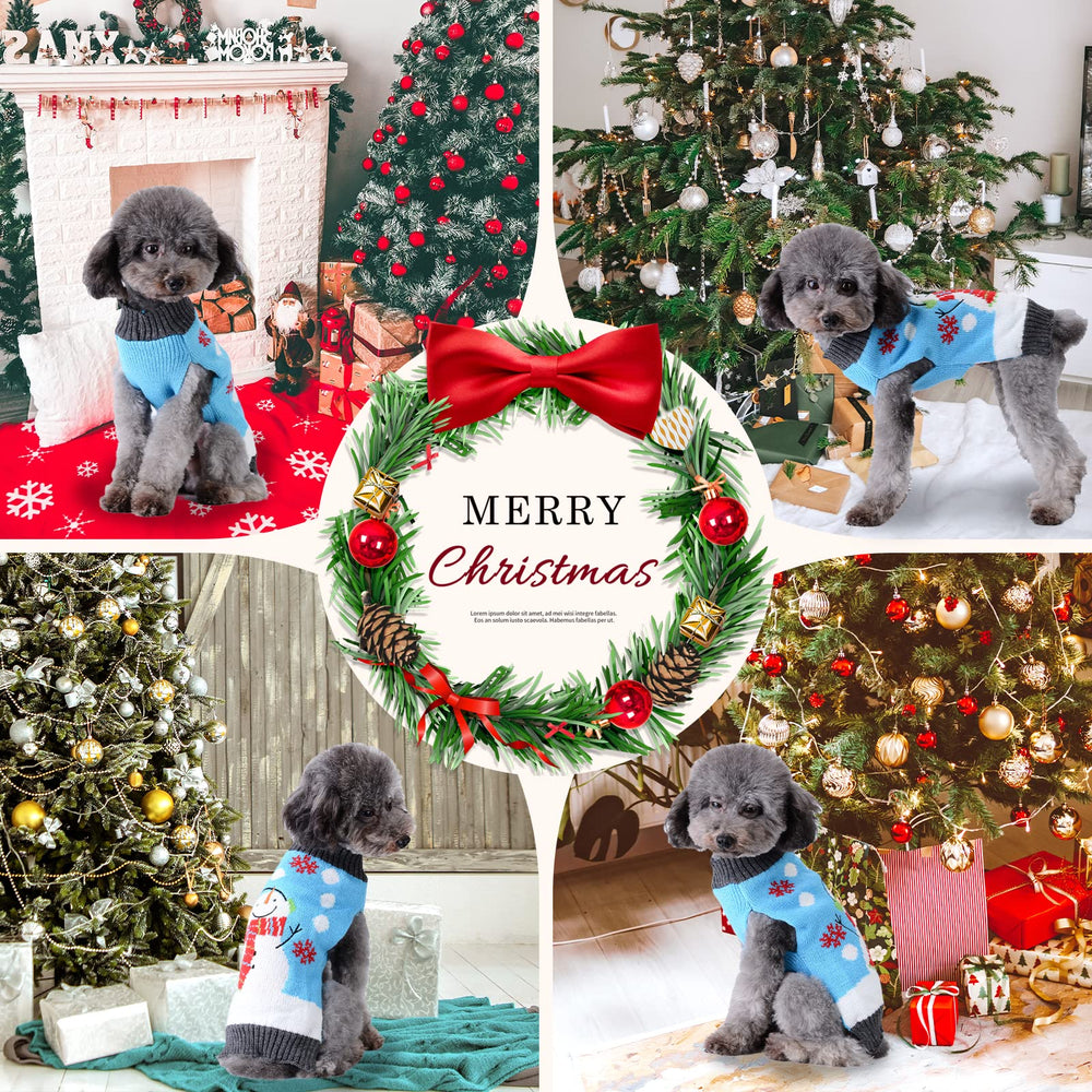 DOGGYZSTYLE holiday sweater suitable for dogs and cats during winter.
