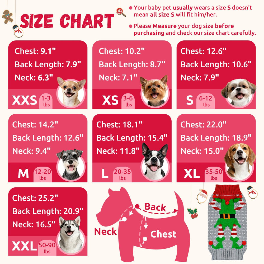 DOGGYZSTYLE Size-chart guide image with measurements helps choose proper fit.