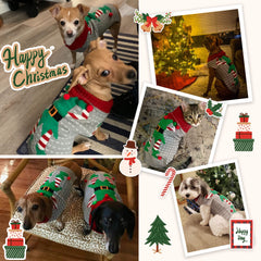 DOGGYZSTYLE Soft wool-knit fabric close-up emphasizes cozy comfort for winter wear.