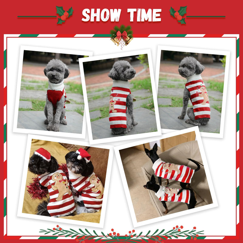 DOGGYZSTYLE turtleneck warm dog sweater ideal for cold winter days