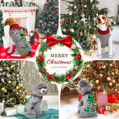 DOGGYZSTYLE Ugly Christmas pattern detail highlights playful clown motif for holiday photos.