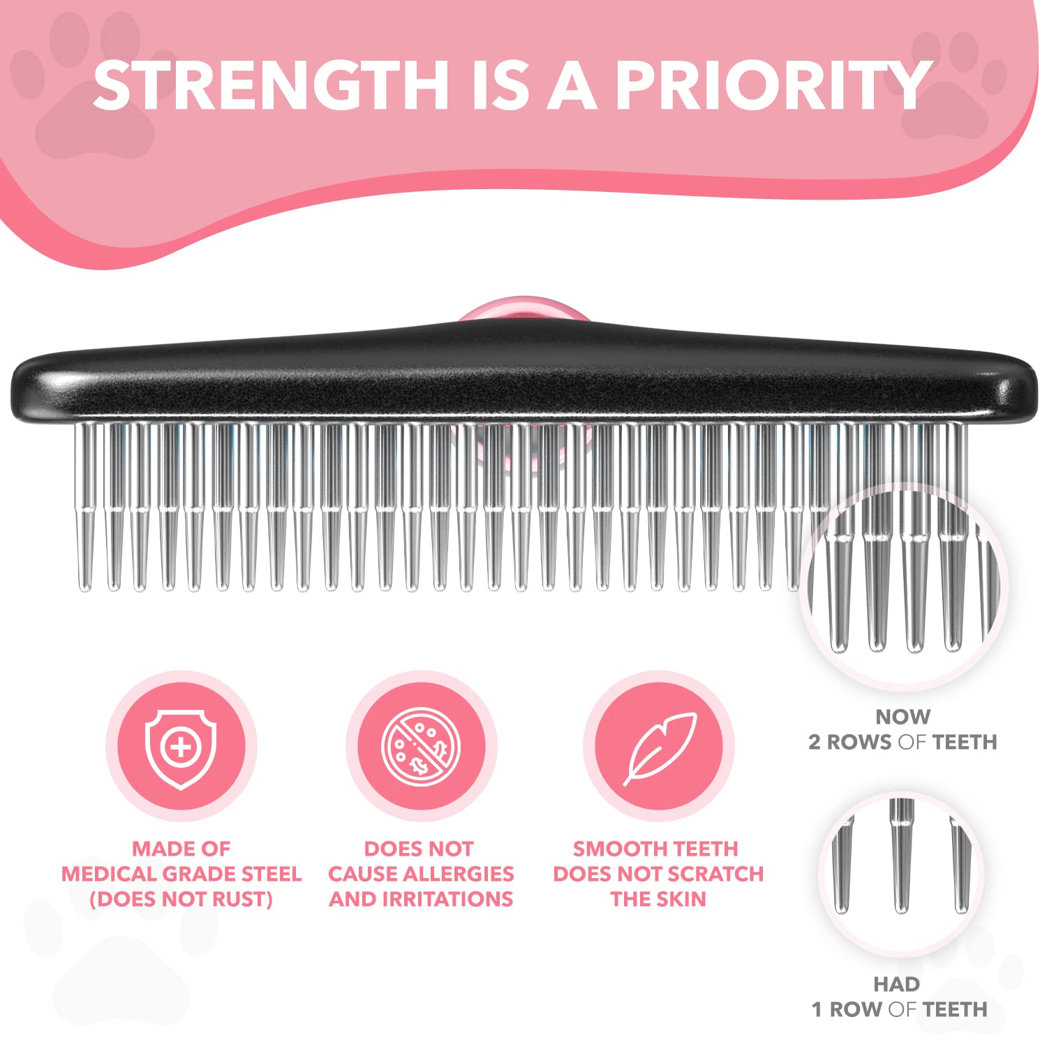 DOGI brushing session photo shows calm pet during grooming