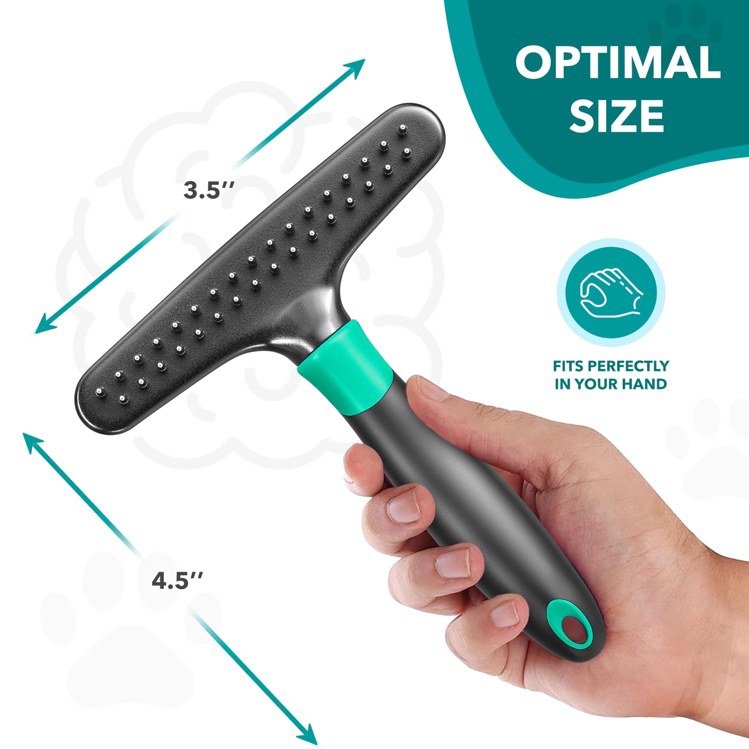 DOGI Deshedding Brush used on both cats and dogs for versatile coats.