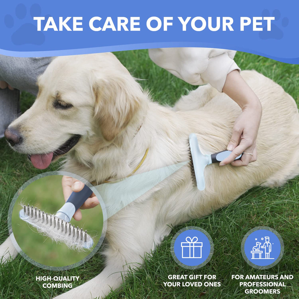 DOGI home-and-car grooming brush ideal for on-the-go pet care.