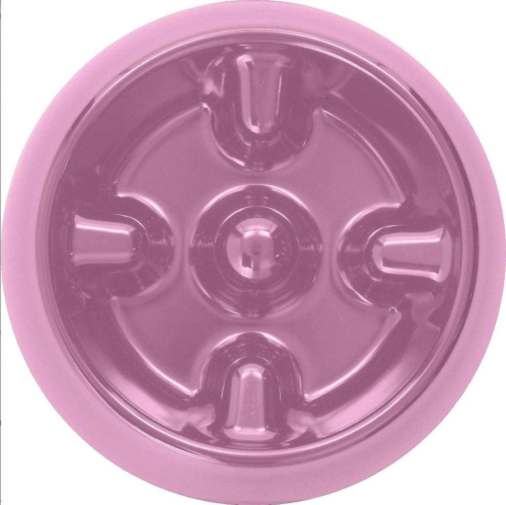Dogit Go Slow bowl top view in black shows wide mouth for comfy feeding