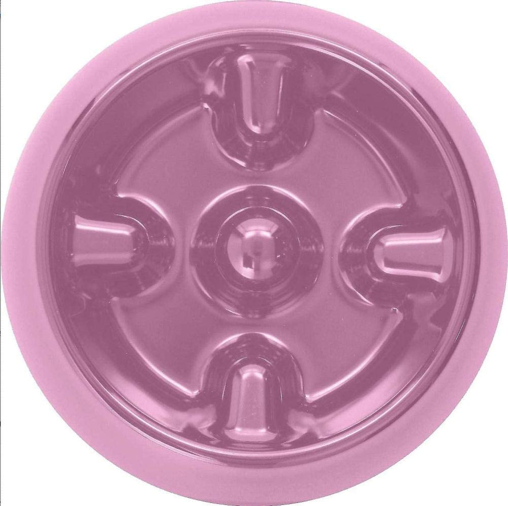Dogit Go Slow bowl top view in black shows wide mouth for comfy feeding