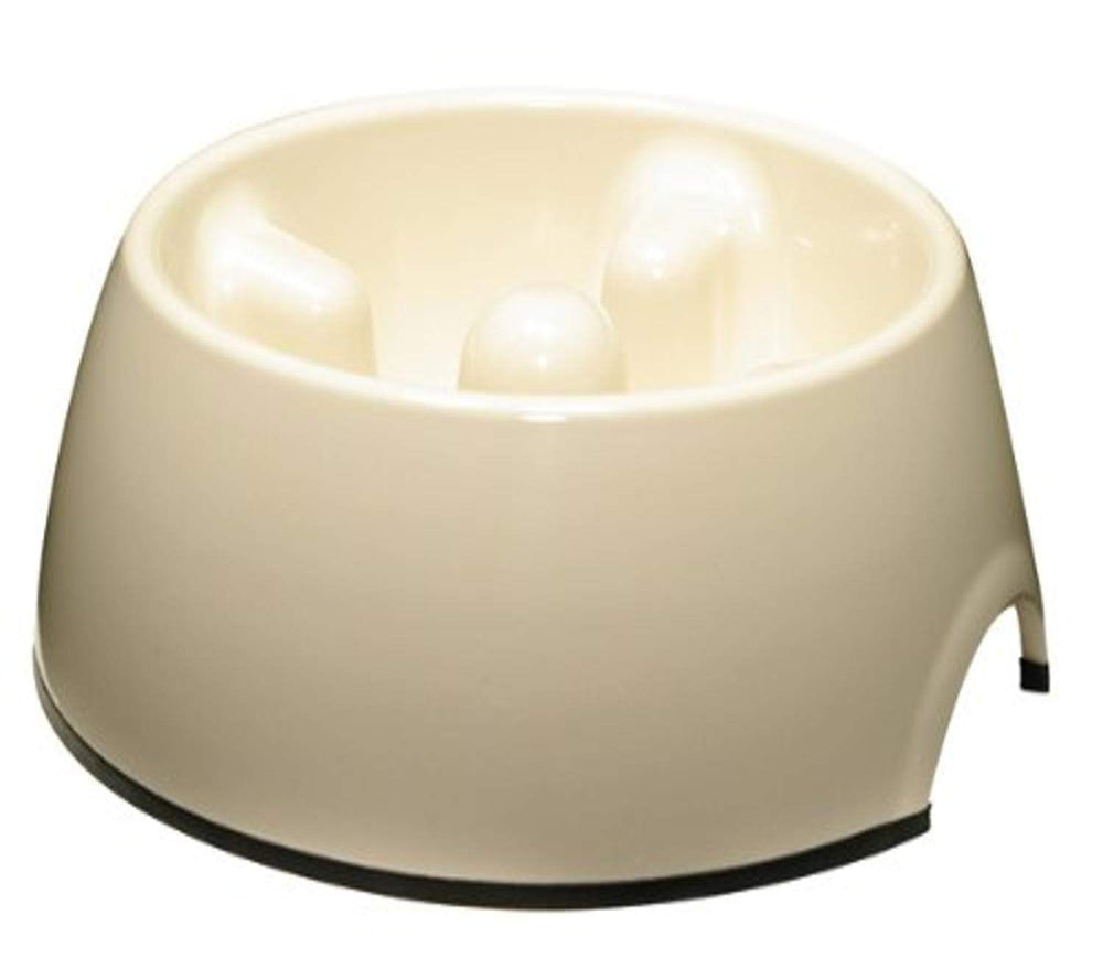 Dogit slow feeder bowl XS in white slows eating for small dogs and puppies