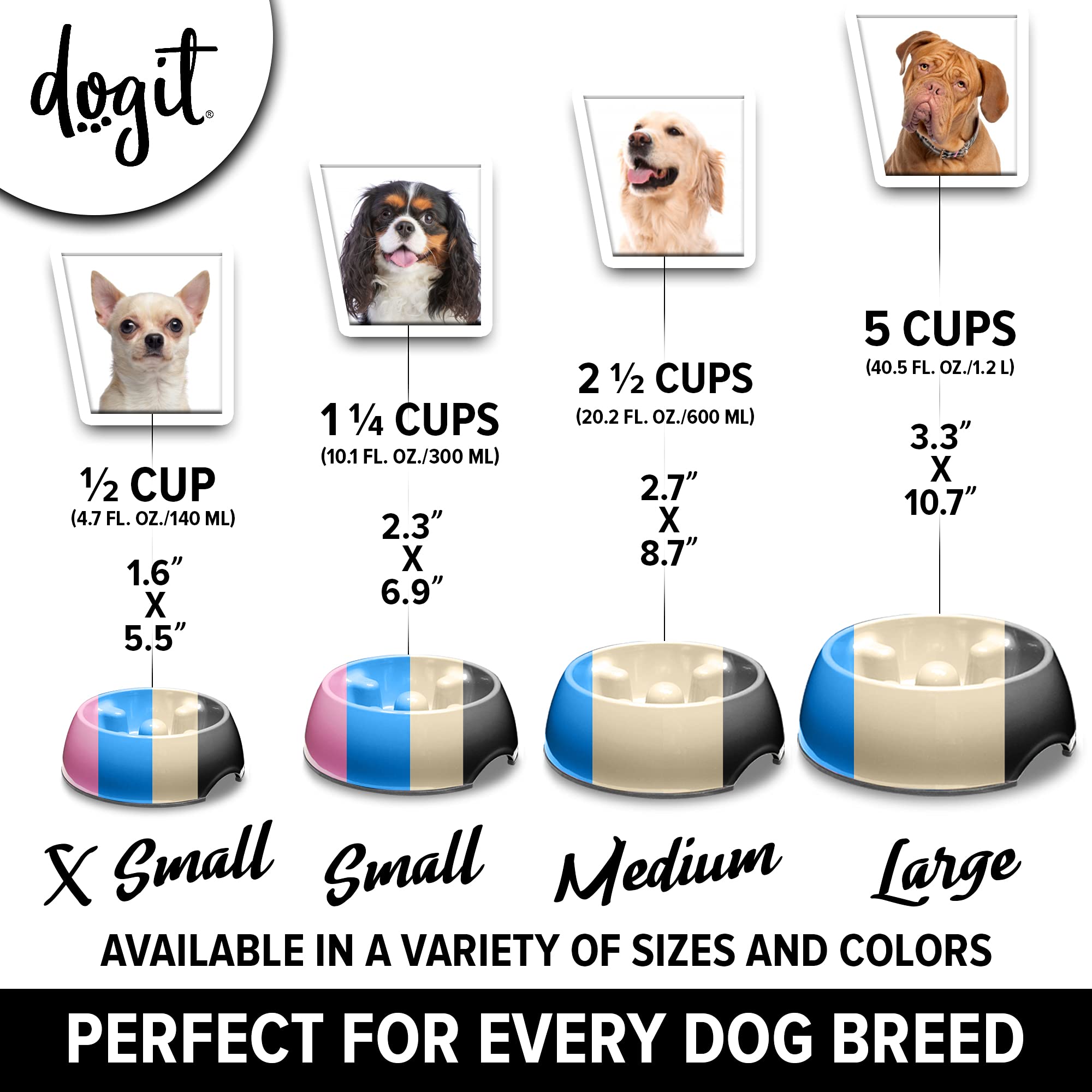 Dogit small-size blue bowl for small dogs