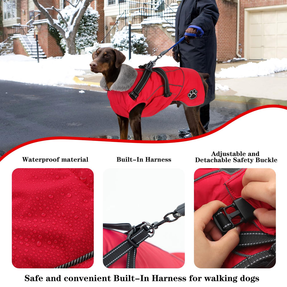 Doglay adjustable magic stickers jacket ensures easy wear and snug fit