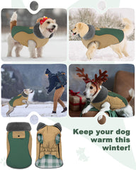 Doglay fleece-lined jacket close-up adds warm, cozy comfort.