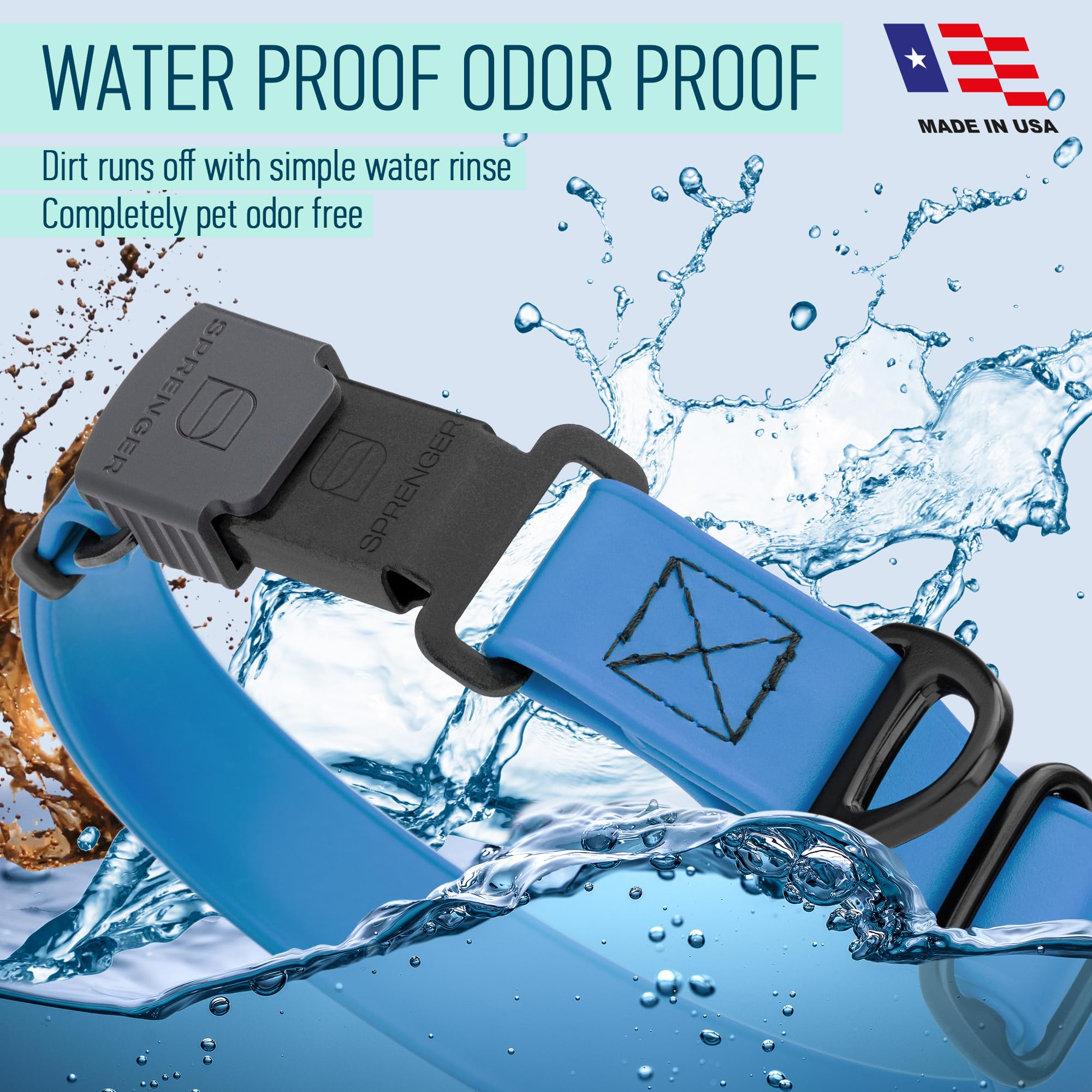 Dogline ClicLock buckle emits a clear click indicating secure closure
