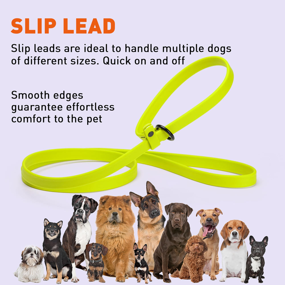 Dogline Biothane Slip Leash Heavy-Duty Strap — built to last for active dogs.