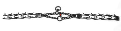 Dogline removable links highlight customizable sizing for a snug fit.
