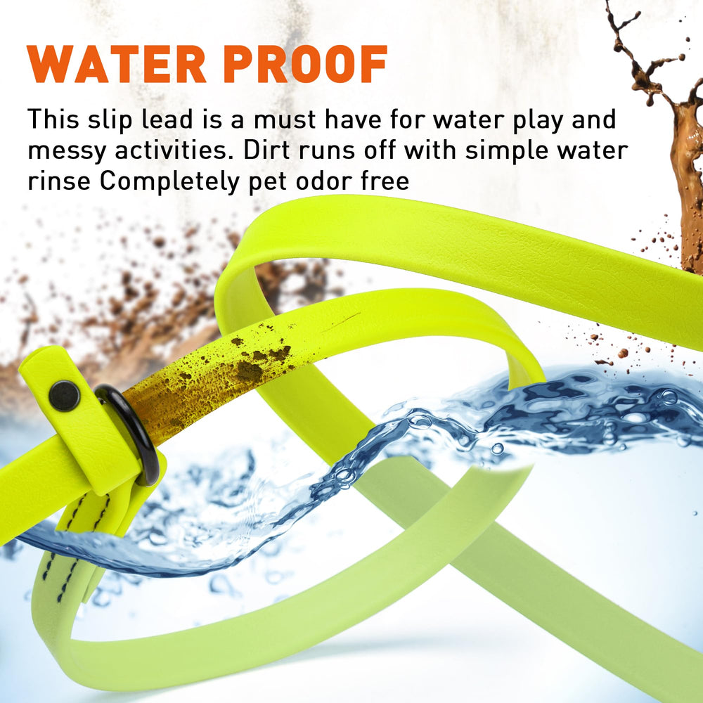 Dogline Slip Leash USA Made Label — trusted quality from American manufacture.