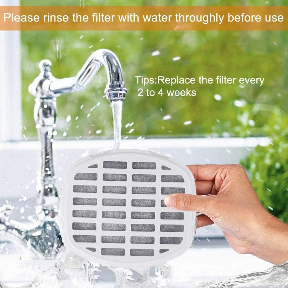 Close-up of DOGNESS D06 replacement filters for clear water maintenance