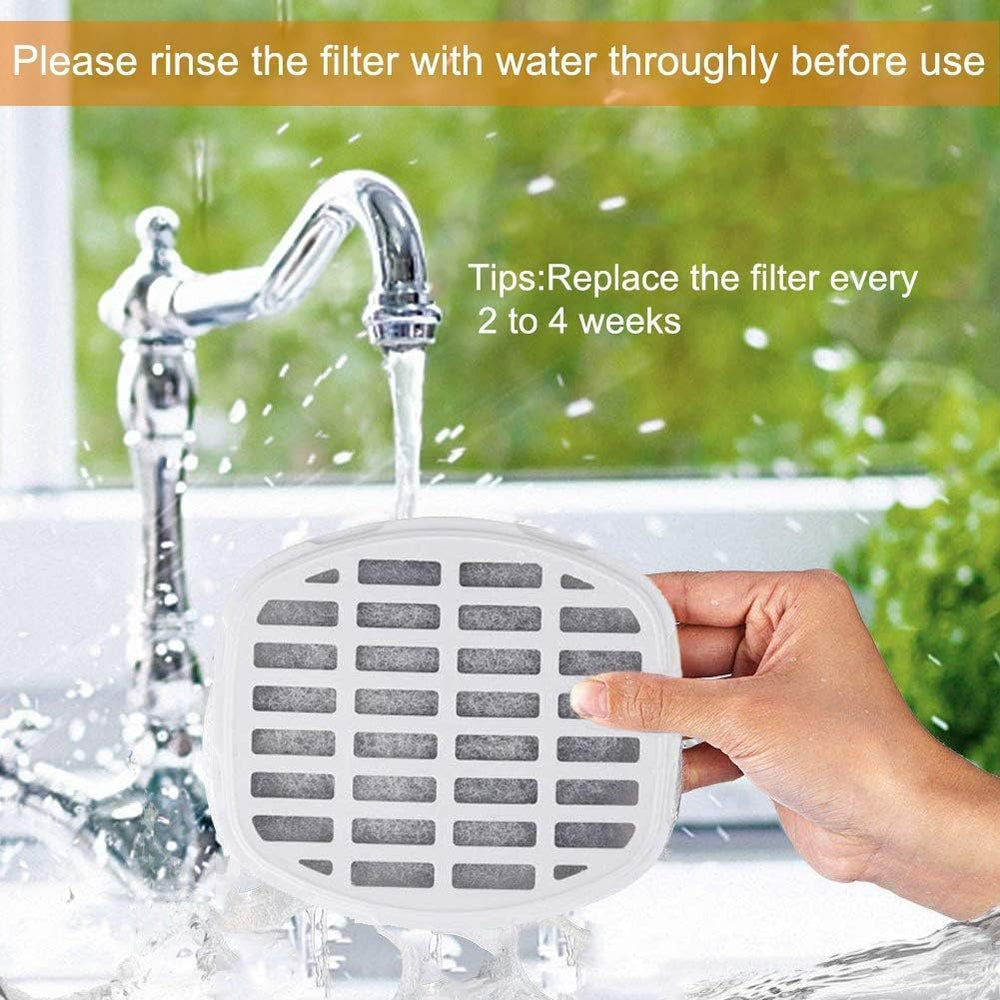 Close-up of DOGNESS D06 replacement filters for clear water maintenance