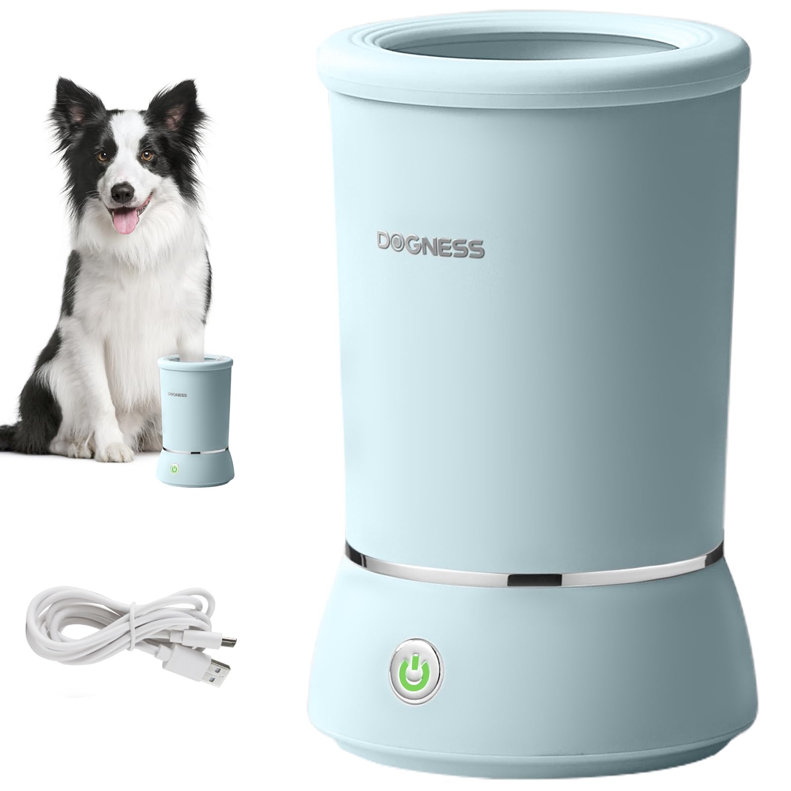 DOGNESS W01 paw cleaner cover shows durable construction for everyday pet care.