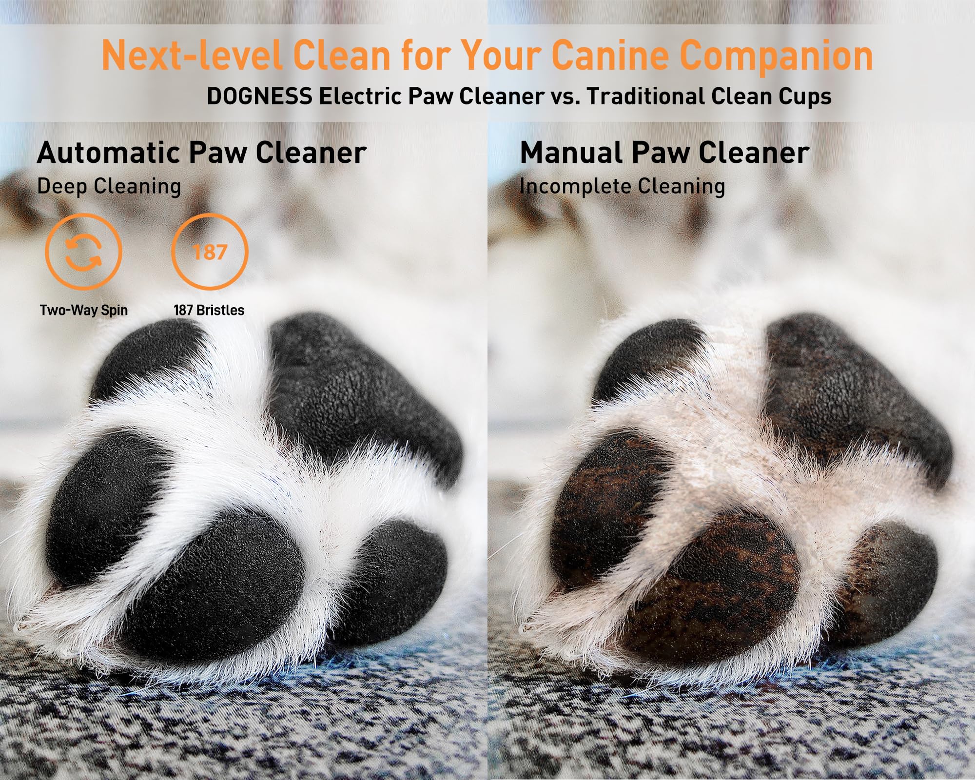 DOGNESS W02 diameter-opening ensures paws under 3.5 inches fit comfortably.