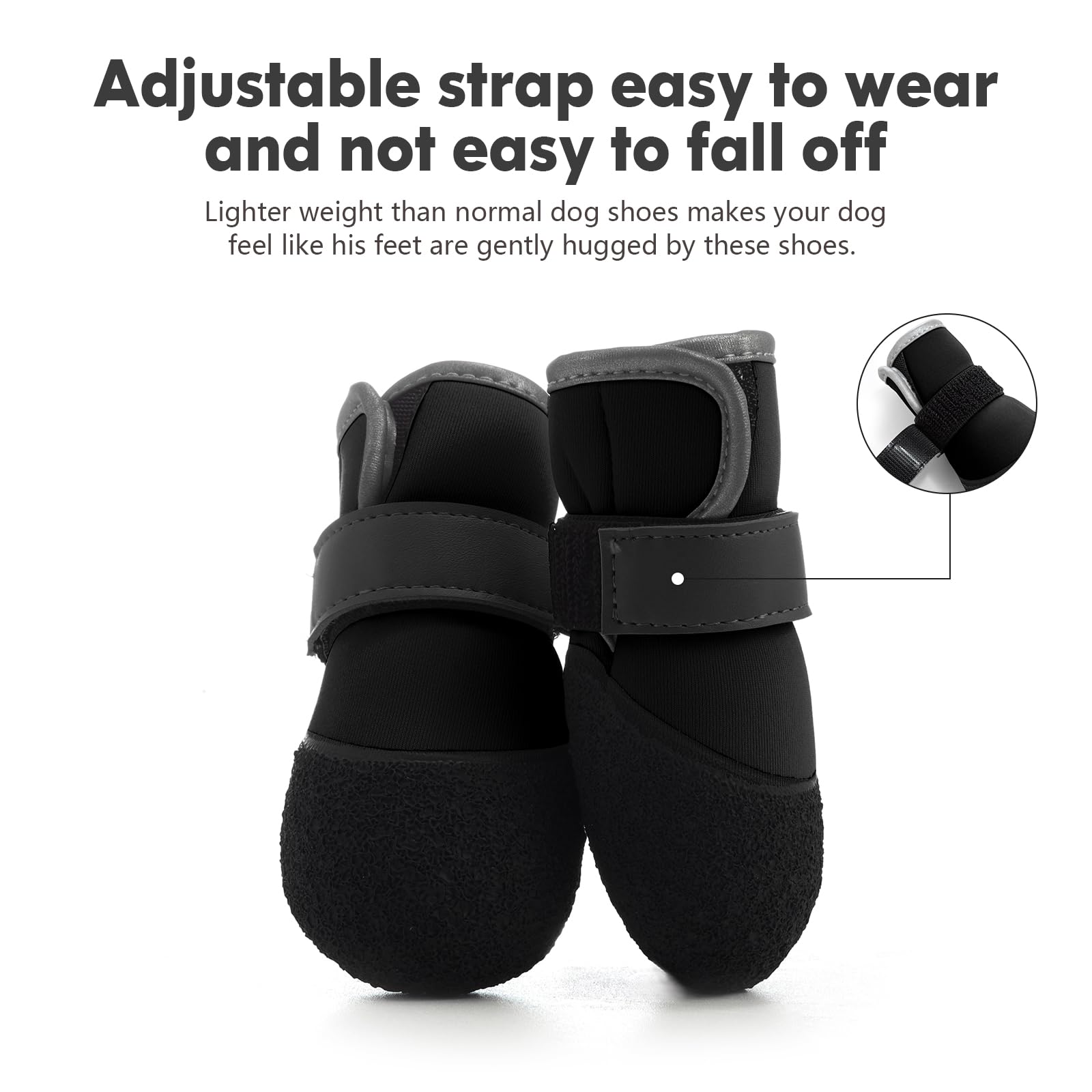 DOGOYS cleanable dog shoes for quick after-walk cleanup.