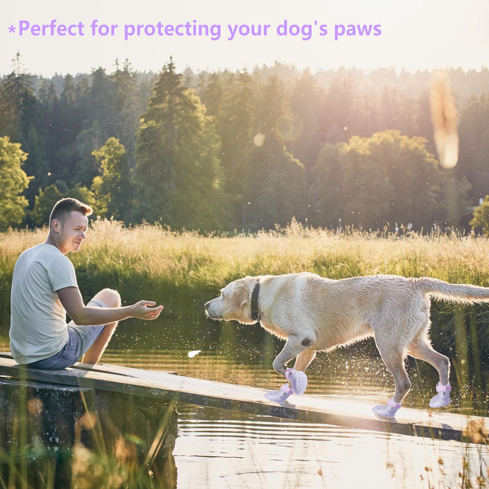 DOGOYS split seam design makes on-off quick and simple.
