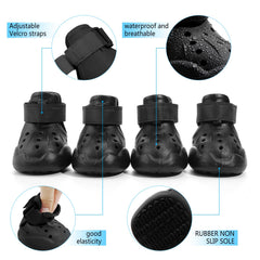 DOGOYS rugged soles in black deliver reliable traction on varied terrains.