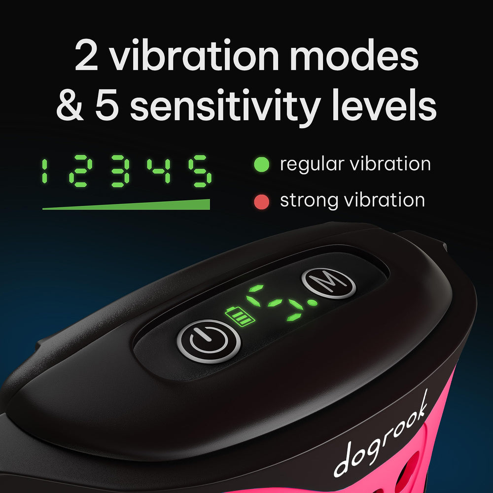 DogRook dual vibration modes support progressive training without shocks.