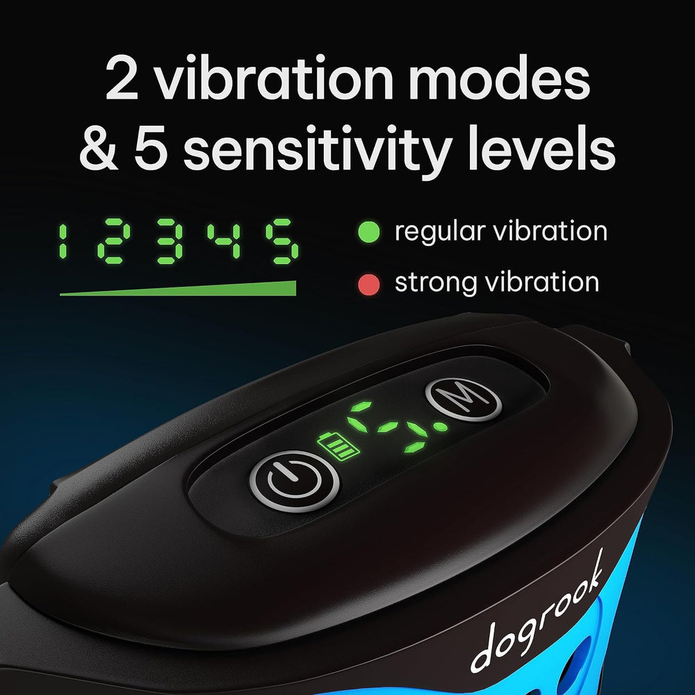 DogRook seven sound stages offer varied audible alerts for tailored training.