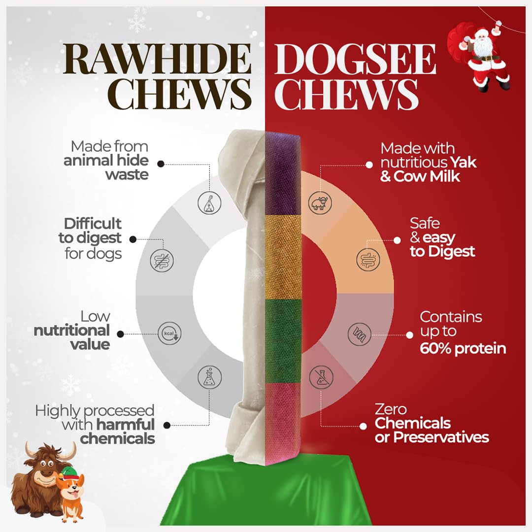 Dogsee Festive mint chew pack with refreshing flavor for dogs.