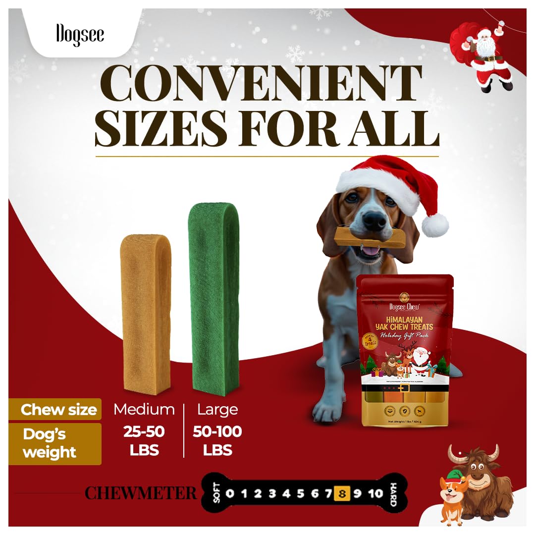 Dogsee odor-free yak chews pack ready for indoor and outdoor use.