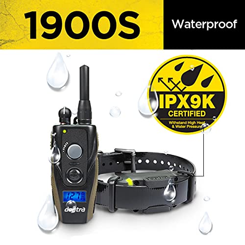 Dogtra 1900S quick nick, constant, and vibration options for versatile corrections.