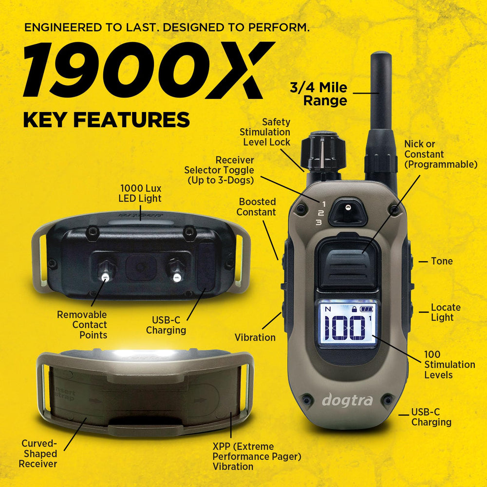 Dogtra 1900X US-based support ready to assist trainers