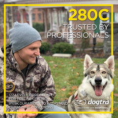 Dogtra 280C is designed for dogs as small as 10 lb for a comfortable fit.