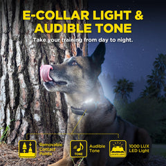 Dogtra 280X front panel button for easy training timing.
