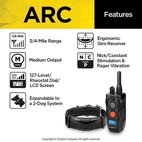 Dogtra ARC IPX9K-waterproof image supports reliable use in rain or spray.