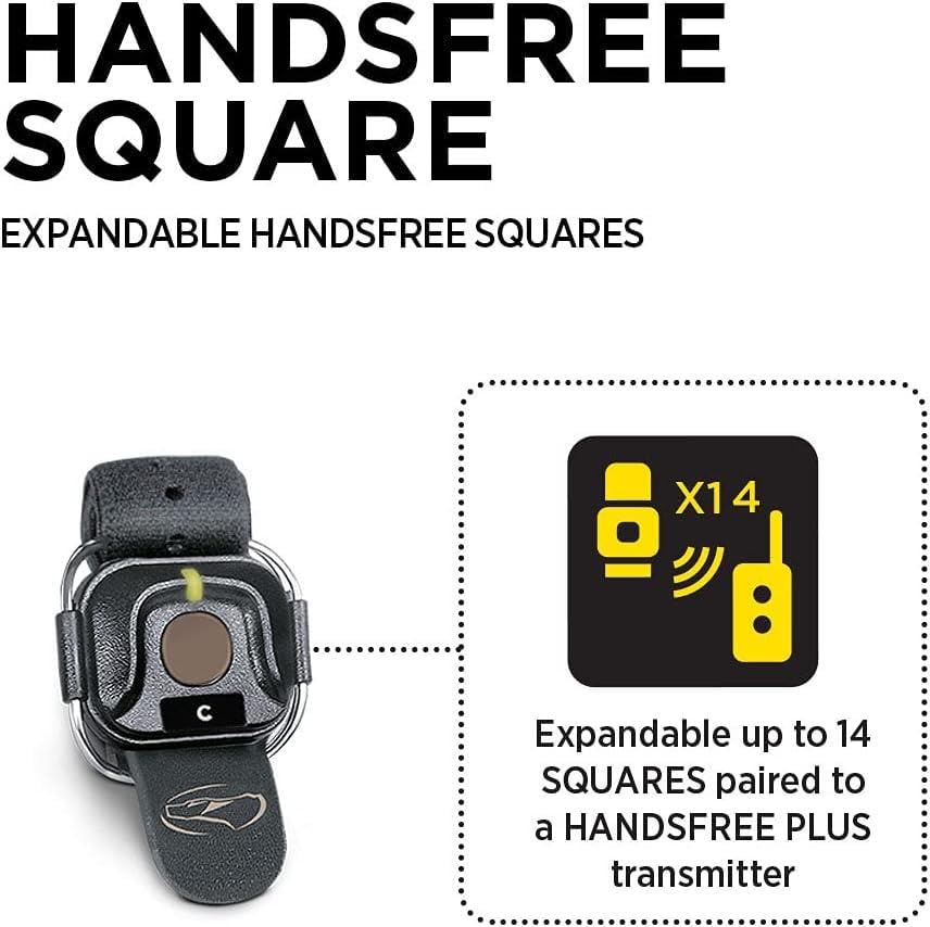 Dogtra HANDSFREE Square three-quarter-mile range supports flexible training distances.