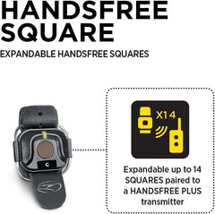Dogtra HANDSFREE Square three-quarter-mile range supports flexible training distances.