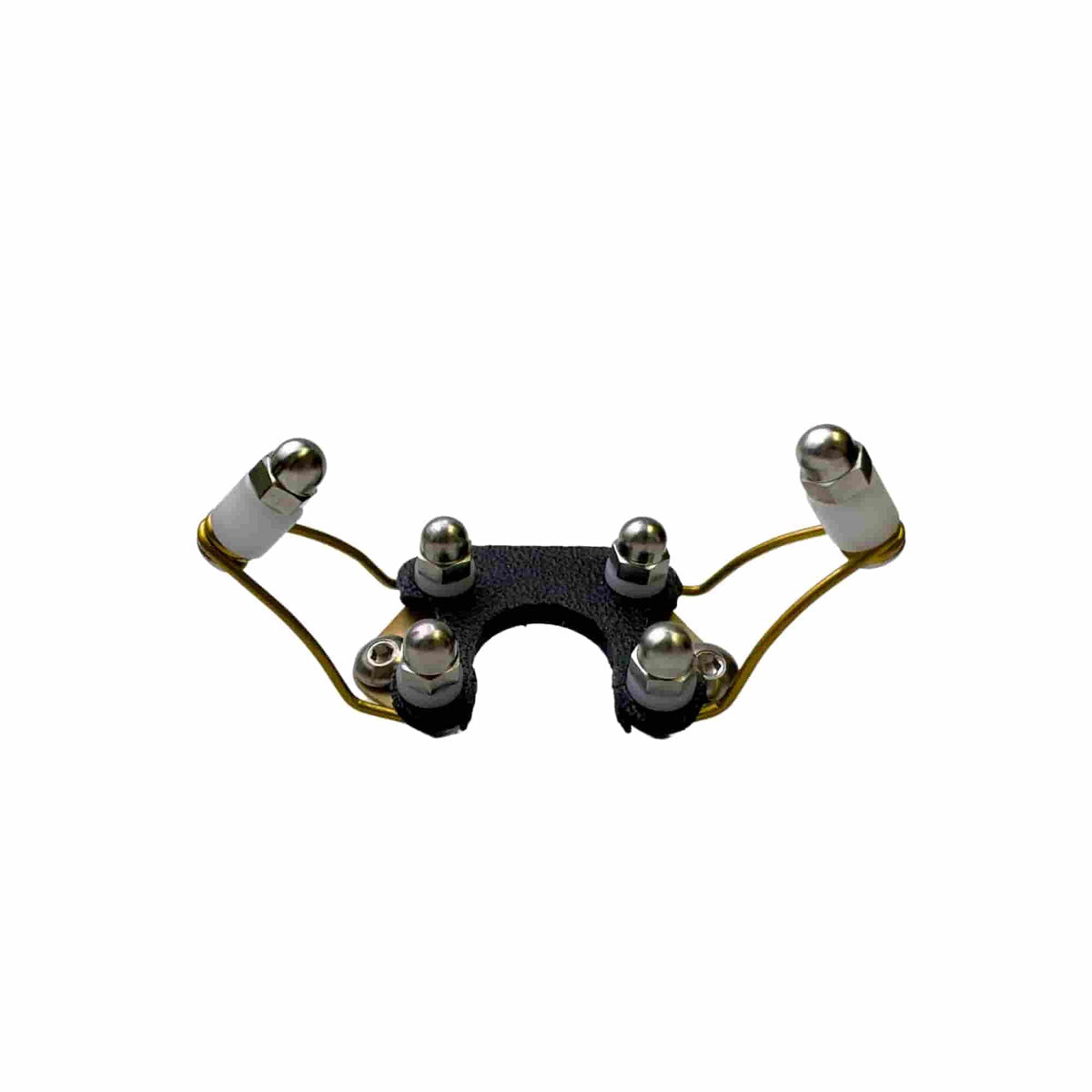 Dogtra Titanium Winged Contact Points with Flexi Fin Pad for comfortable, even stimulation.