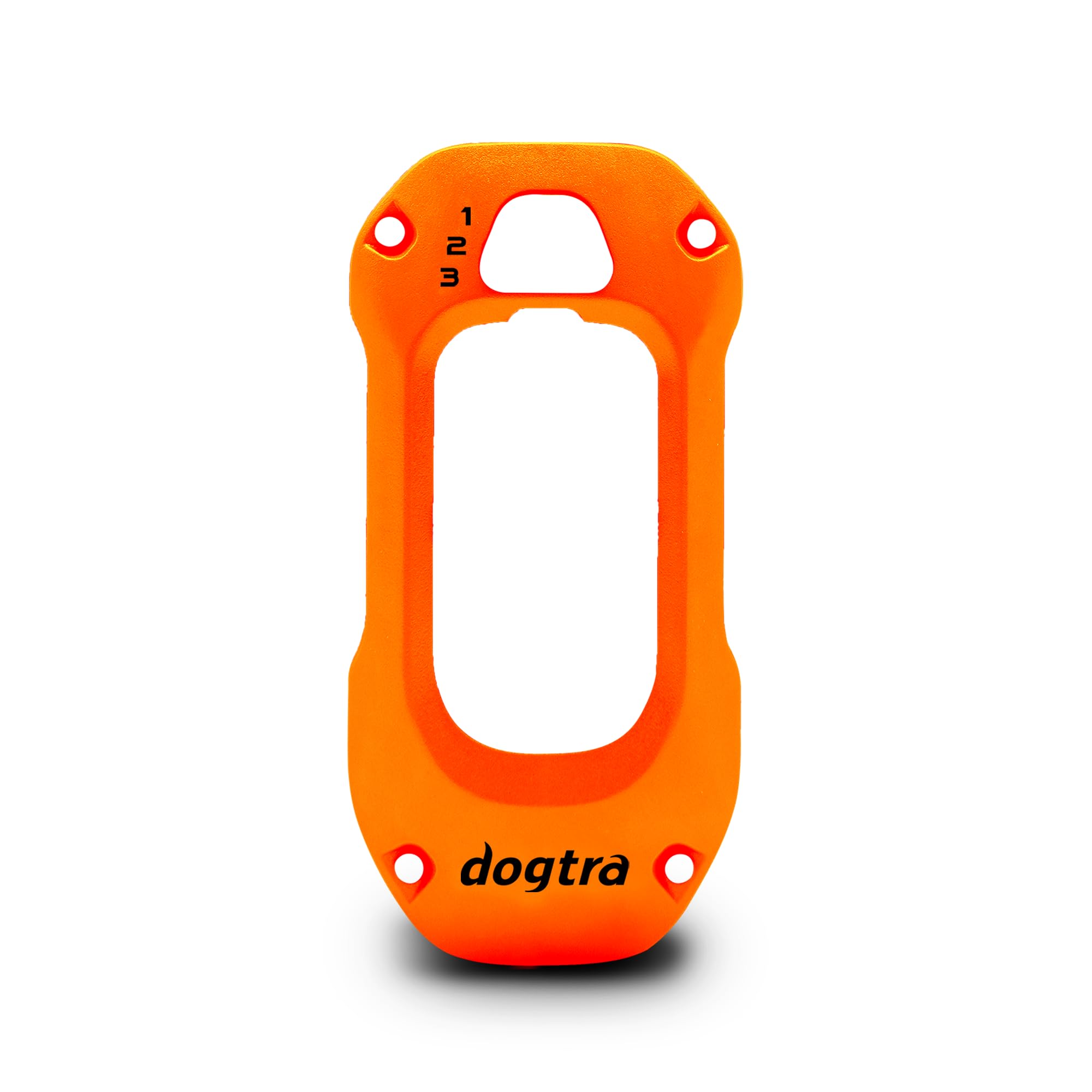 Dogtra X-Shield front plate orange for X-Series remote protection in field use.