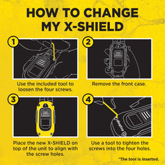 Dogtra X-Shield installation with Allen wrench simplifies swaps.