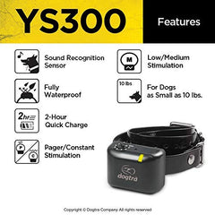 Dogtra YS300 waterproof IPX9K test showing rugged durability in wet conditions.
