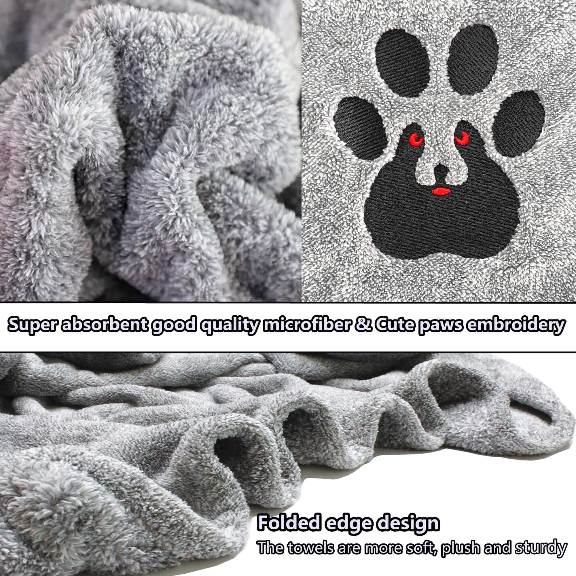 Dogvingpk durable microfiber edge demonstrates tear resistance.