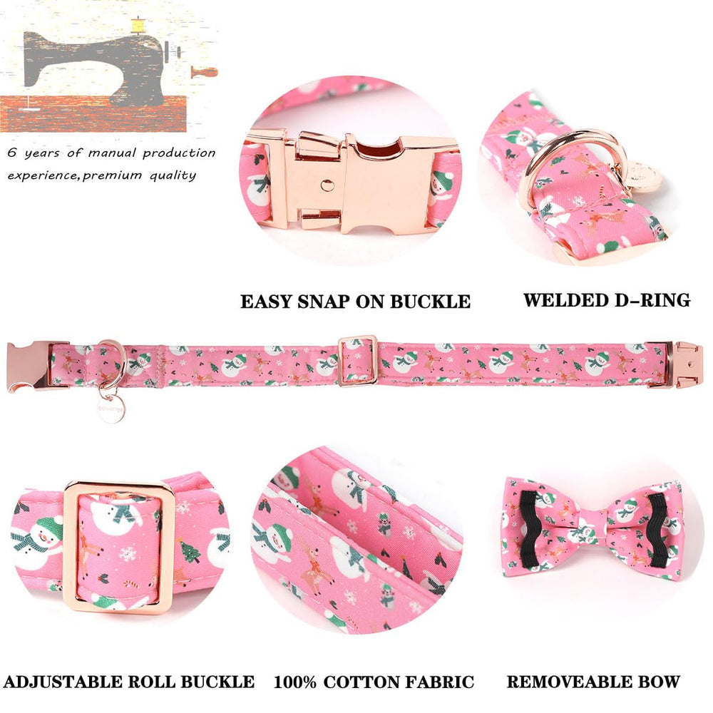 DOGWONG adjustable collar 10-16 inch range; fits small to large dogs.