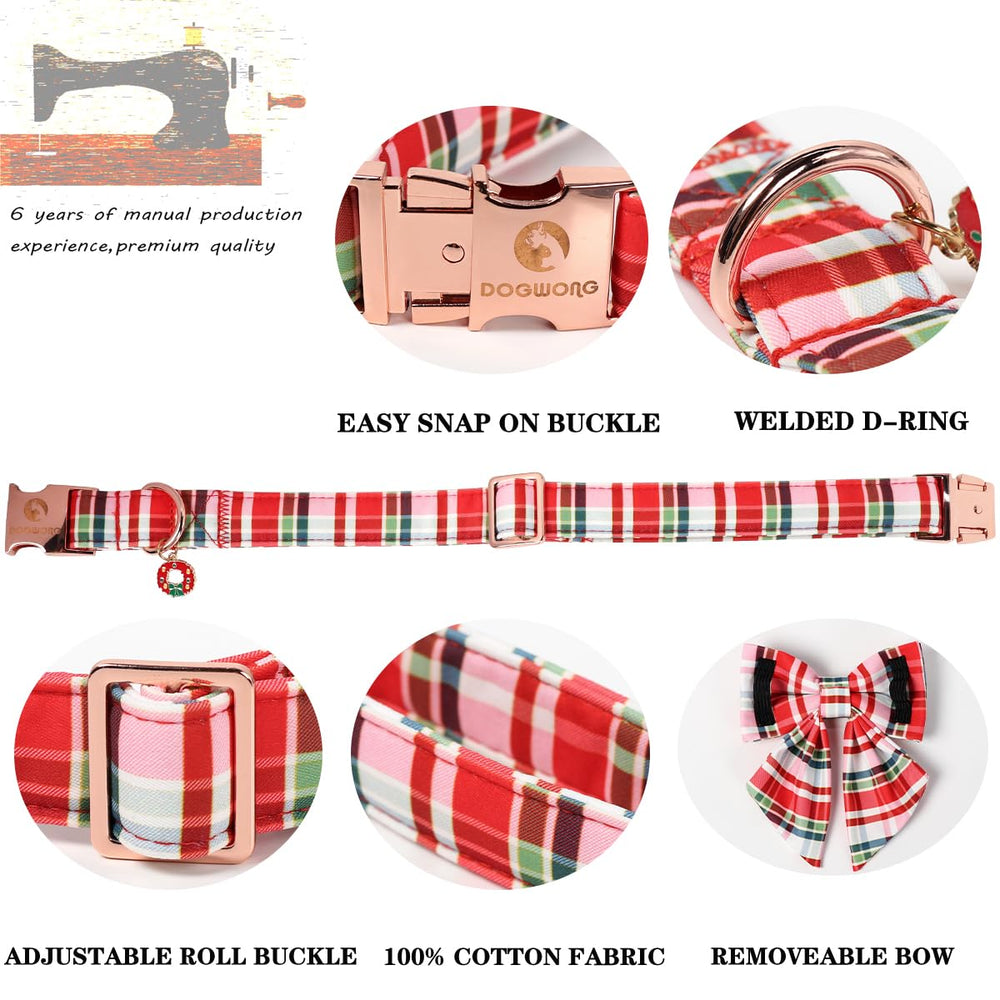 DOGWONG adjustable collar fits 13-22 inches for versatile sizing