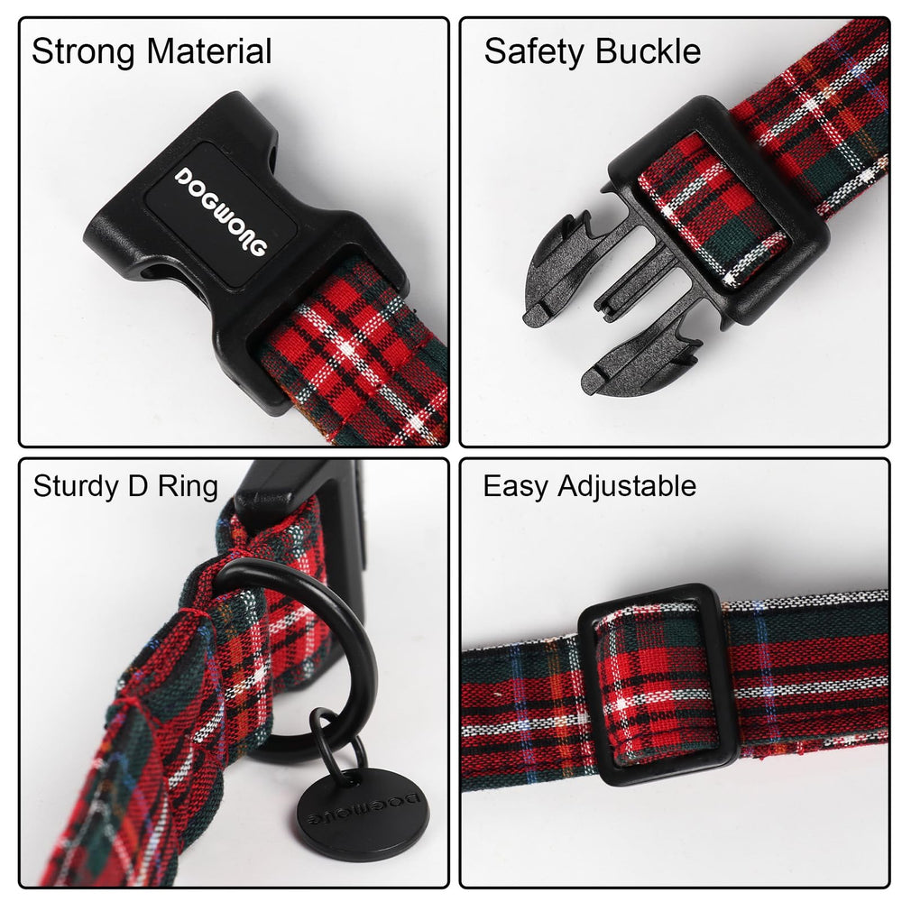 DOGWONG soft fabric collar demonstrates lightweight comfort for daily wear.